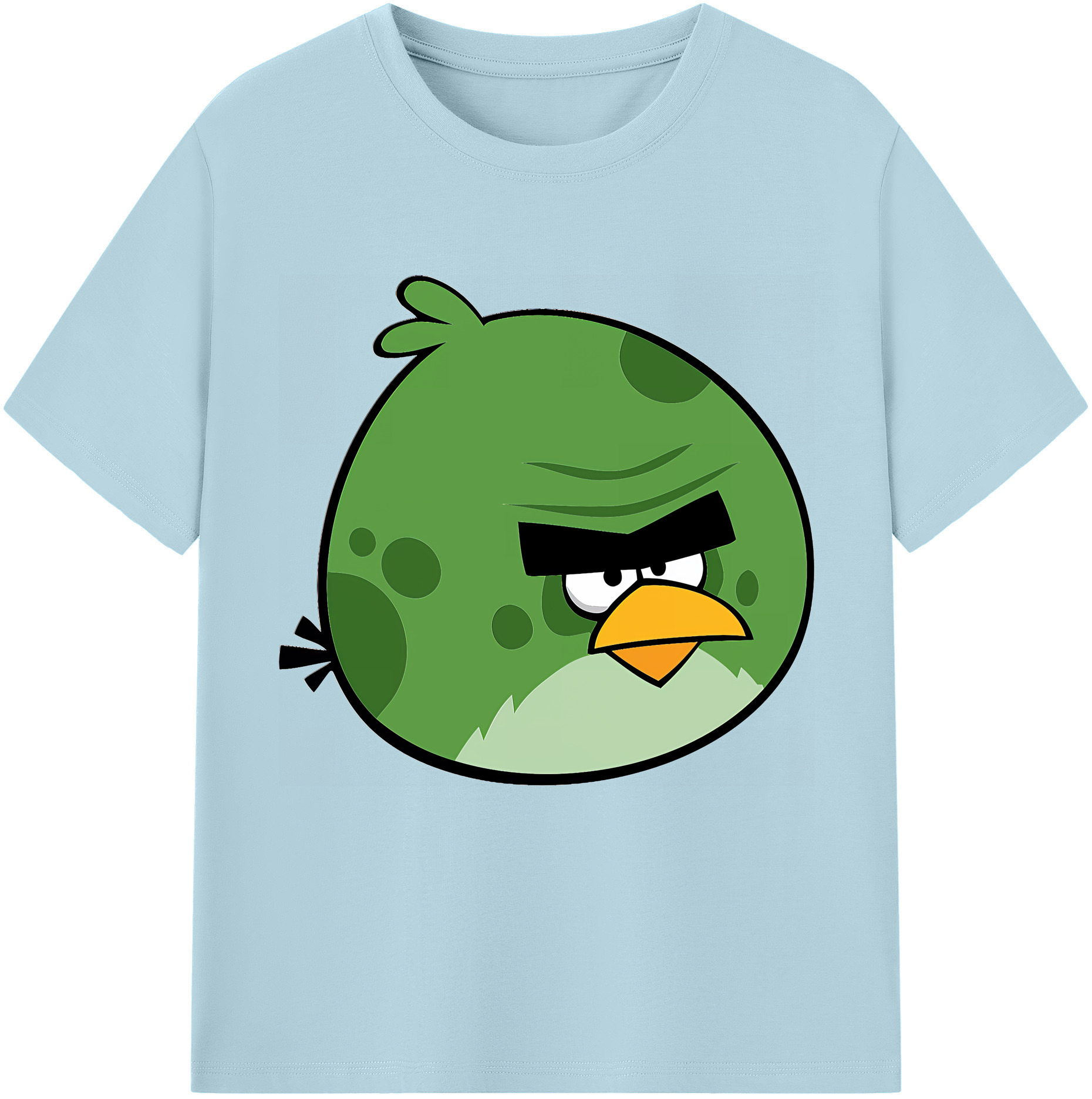 （画像用） Angry Birds アングリーバード 綿100％半袖Tシャツ（フロントプリント）